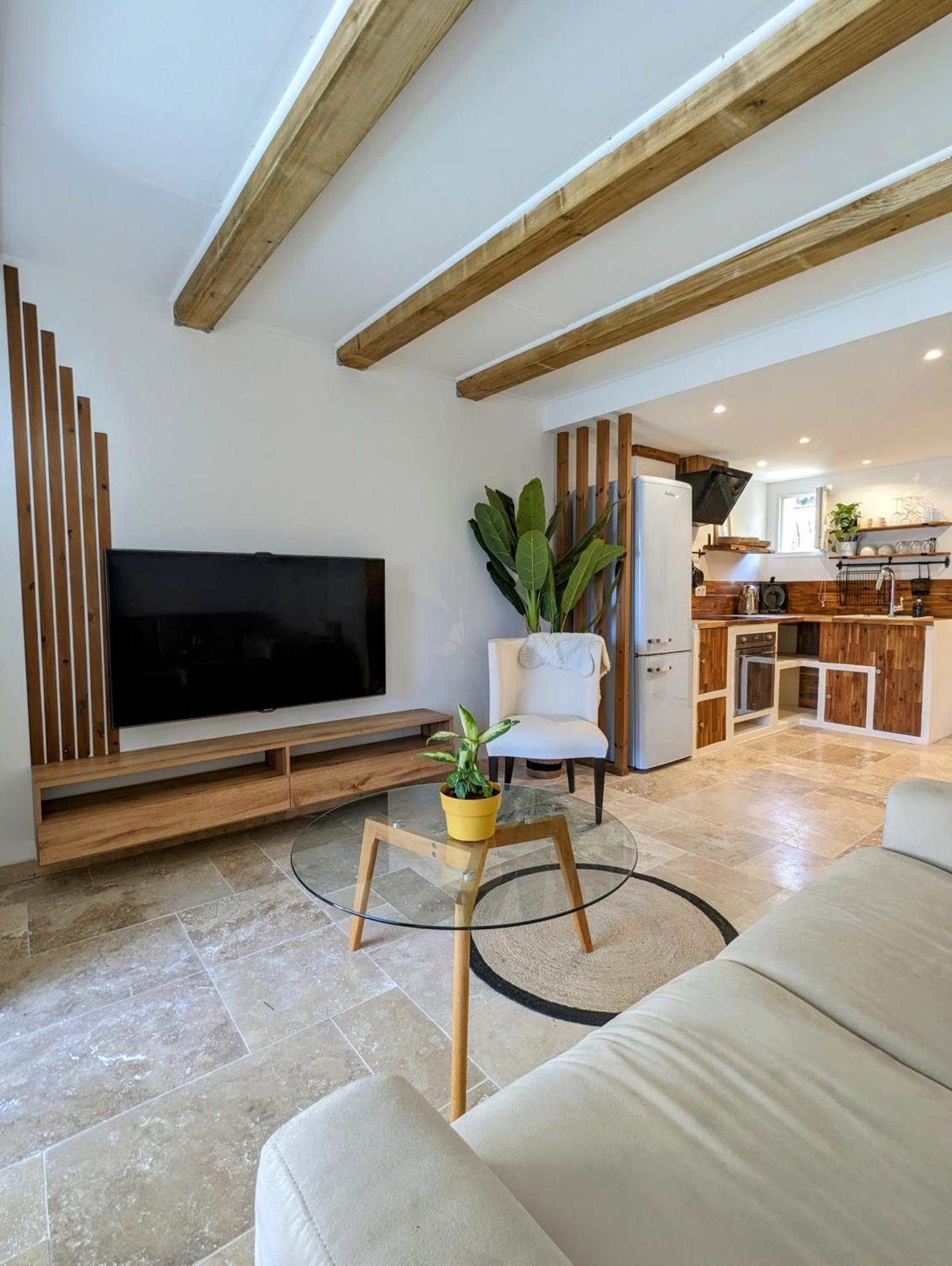 Evasion Au Calme - Maison Cosy Avec Piscine Et Tennis Saint-Vallier-de-Thiey Luaran gambar